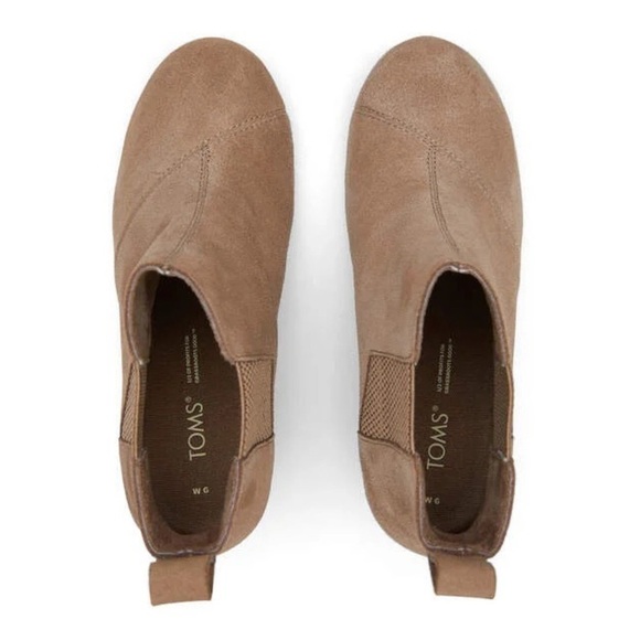TOMS Kayley Taupe Grey Suede Boot - Picture 3 of 16